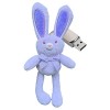 IBUGER Porte-clés en Peluche, Peluche Lapin en Peluche avec Porte-clés, Accessoires Mignons Porte-clés en Peluche pour garçon