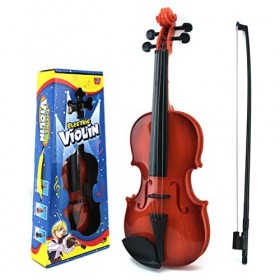 BTOSEP Jouet de Violon pour Enfants, Jouet Musical de Violon de Simulation Arc débutant Instrument pour Enfants Pratique Cade