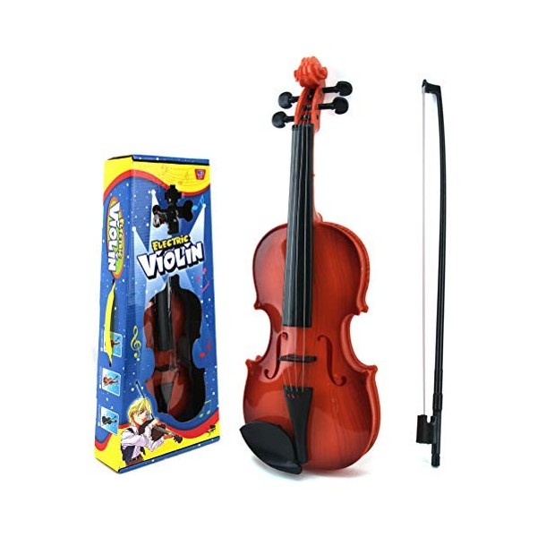 BTOSEP Jouet de Violon pour Enfants, Jouet Musical de Violon de Simulation  Arc débutant Instrument pour Enfants Pratique Cade
