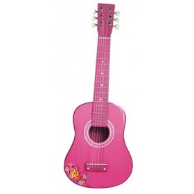 REIG - 7065 - Guitare en Bois - Rose - 65 Cm