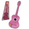 REIG - 7066 - Guitare en Bois - Rose - 75 Cm