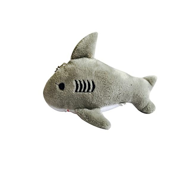 Mini poupée en Peluche de 12 cm avec Pendentif coloré en Forme de Requin Mignon en Peluche à Suspendre. Sac à Main. Cadeau po