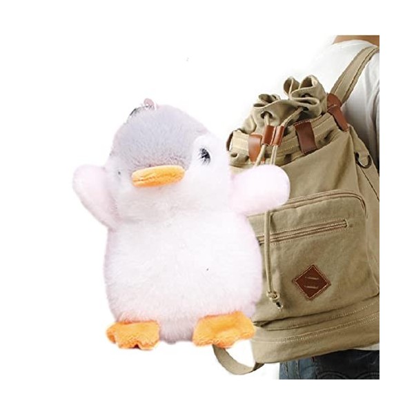 LXURY Porte-clés poupée en Peluche Pingouin | Pingouin Porte-clé Animal en Peluche | Mini Porte-clés en Peluche poupée Penden