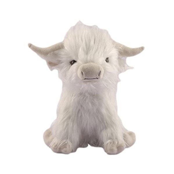 tacery Vache Highland 27,9 Cm – Peluche Highland Douce Et Réaliste pour Garçons Et Filles.