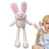 MISOYER Porte-clés en Peluche | Jouets en Peluche Lapin à Tirer,Pâques en Peluche Extensible Longues Oreilles Lapin en Peluch