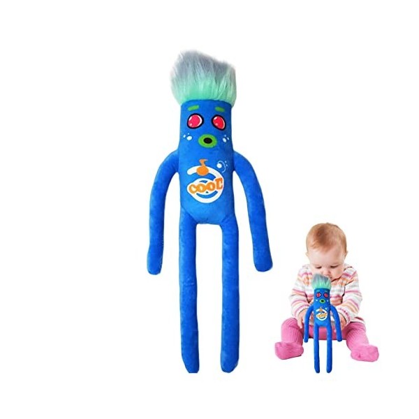 Stronrive Jouets en Peluche à Longues Jambes - 15,7 Pouces Cool Hair Long Legs Peluches,Poupée en Peluche en Peluche avec Sau