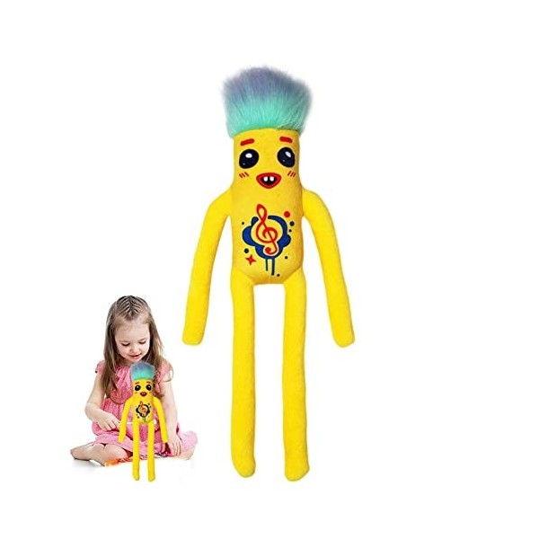 Stronrive Jouets en Peluche à Longues Jambes - 15,7 Pouces Cool Hair Long Legs Peluches,Poupée en Peluche en Peluche avec Sau