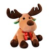 ORTUH Poupée en Peluche Renne Noël 25 cm - Poupée Elk Douce - Poupée Noël - Jouets Cadeaux Noël pour Enfants - Jouets Noël en