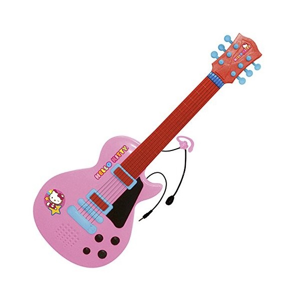 Reig/hellokitty - 1505 - Guitare Electronique Avec Micro - Hello Kitty