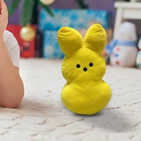 Gruwkue Jouet en Lapin Pâques, Lapin en Peluche Figure Lapin Pâques Mignon Lapin en Peluche Poupée Lapin Pâques Animal en Pel