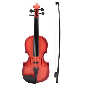 Luqeeg Jouet de Violon pour Enfants, Jouet de Violon Acoustique simulé pour Enfant Instruments de Musique Jouets éducatifs po