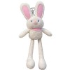 Imtrub Porte-clés Lapin en Peluche, Pendentif Sac à Main Lapin Mignon, Les Oreilles et Les Lapin Peuvent être étirées et racc