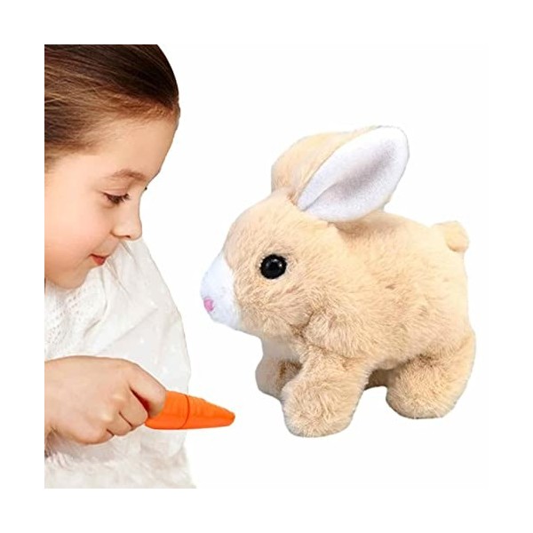 Rianpesn Lapin en Peluche Mignon Pâques en Peluche Jouet, Doux Lapin en Peluche Lapin en Peluche poupée Jouet Cadeaux Pâques 