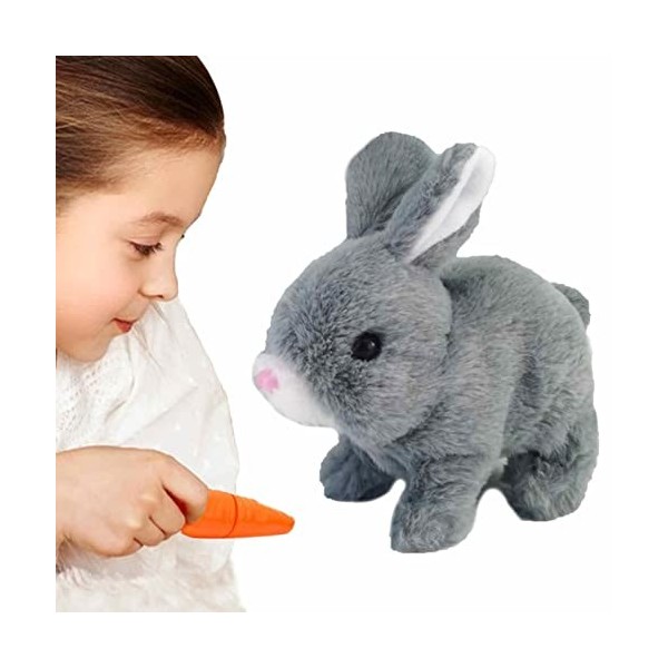 Rianpesn Lapin en Peluche Mignon Pâques en Peluche Jouet, Doux Lapin en Peluche Lapin en Peluche poupée Jouet Cadeaux Pâques 