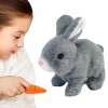 Rianpesn Lapin en Peluche Mignon Pâques en Peluche Jouet, Doux Lapin en Peluche Lapin en Peluche poupée Jouet Cadeaux Pâques 