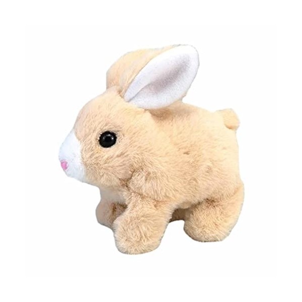 Poupée en Peluche Lapin | Poupée en Peluche Peluches Douces | Peluche Lapin Qui Marche avec des Sons et des mouvements en Pel