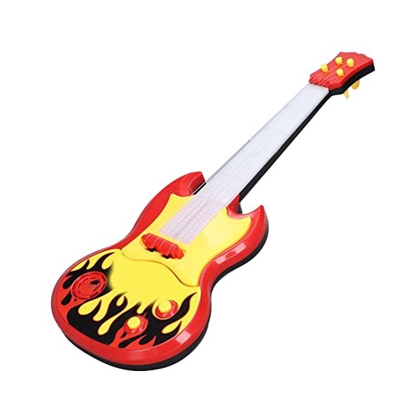 Jouets Dukulélé pour Enfants, Cordes de Jouet de Guitare Réglables pour Enfants, Conception Darc Classique, Jouet de Guitar