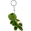 Tortue en peluche douce avec pendentif en forme de tortue - Porte-clés décoratif vert - Poupée pour enfants et cadeaux - Vert