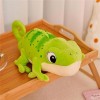 Biset Jouet en Peluche caméléon, Jouet en Peluche lézard réaliste, Animal en Peluche Doux pour en-fants, Jouet caméléon, Jeu 