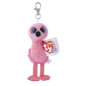 Ty TY35210 Beanie Boos - Porte-Clés Gilda Le Flamant Rose