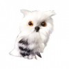 XJKLBYQ Toy en Peluche de Chouette en Peluche, Mini Hibou Doux Animal en Peluche, Chouette enneigée décor de Chouette Blanche