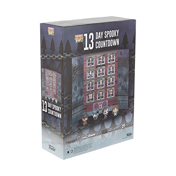 Funko- Advent Calendar: Pocket Pop: 13-Day Spooky Countdown Figurine de Collection, 48114, Multicoleur