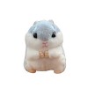 Surakey Hamster Peluche Porte Clés 10cm Interactifs Peluche Jouets Doux en Peluche Mignon Animal De Compagnie Poupée en Peluc