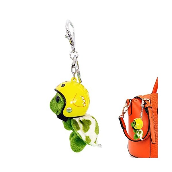 Nocapam Porte-clés tortue mignon | Poupée en peluche délicate Porte-clés doux Jouet mignon unique | Pendentif drôle de poupée