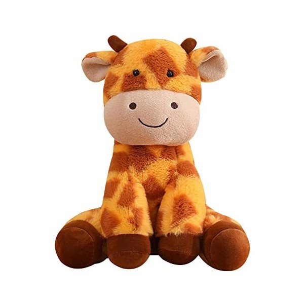 Ukuding Animal en Peluche Girafe - Poupées pelucheuses câlines à câliner | Cadeau danimal en Peluche Doux pour Le Nouvel an 