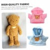 Muzrunq Vêtements dours Vêtements de poupée en Peluche pour 6 à 8 Pouces en Peluche 2pcs Coubelles Mignons en Peluche Cartoo