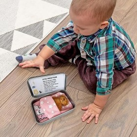 Pratvider Mini Ours en Peluche dans Une boîte - Ours de Poche en Peluche dans Une boîte | Petit Animal en Peluche, Jouet dou