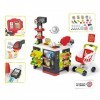 Smoby - Supermarket - Marchande pour Enfant - Chariot de Course Inclus - Vraie Calculatrice - 42 Accessoires - 350234