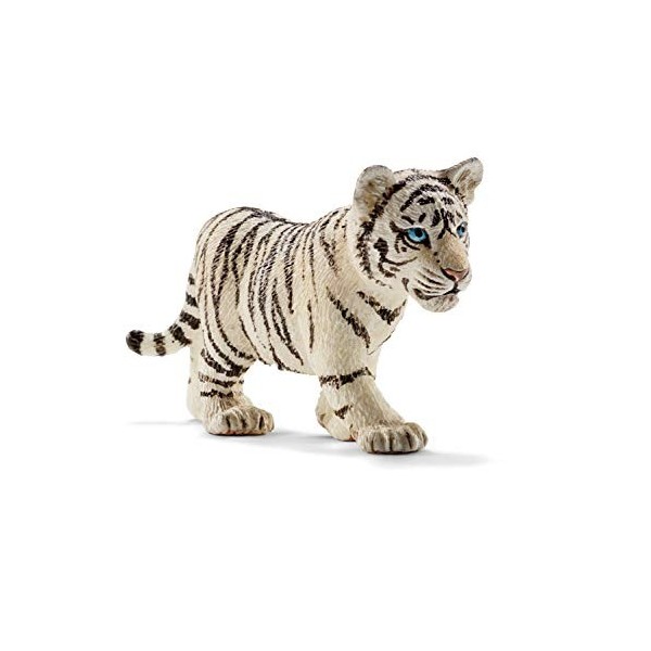 Schleich- Figurine Bébé Tigre Blanc Wild Life, 14732, Multicolore