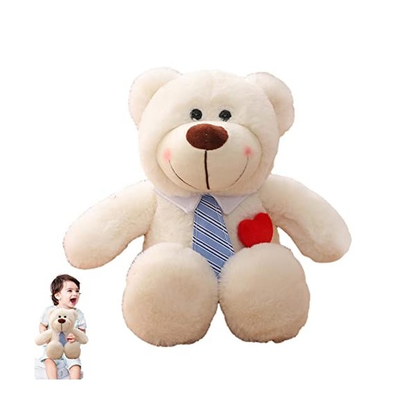 Maseaxi Ourson en Peluche, Ours en Peluche de 14 Pouces avec nœud Papillon Animaux en Peluche, Petits oursons en Peluche Joue