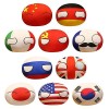 Lutiore 10 cm Country Ball Toys Peluche Polandball Chauffe-mains France Countryball URSS USA Italie Oreiller Décor Allemagne 