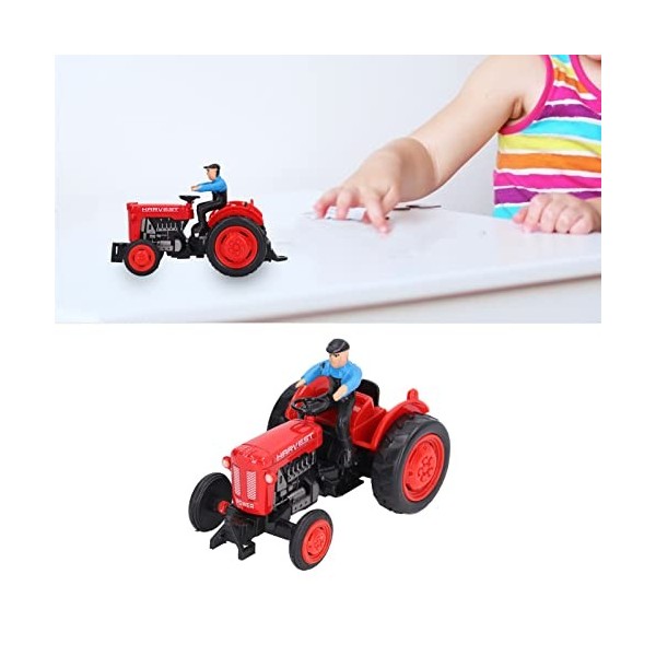 Shanrya Mini Tracteur de Ferme Jouet en Plastique Voitures Jouets pour la décoration de la Maison et de la récolte