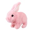 PW TOOLS Le Jouet Interactif Peut Marcher et Parler Lapin Électrique, Lapin en Peluche en Peluche avec Sons, Cadeau Lapin en 