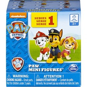 PAW PATROL - 6045829 - Mini Figurine - Assortiment de boîtes à Stores Une pièce Incluse, Couleurs mélangées.
