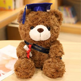 Zceplem Fin détudes la 2022,Poupée Ours en Peluche Classe 2022 | Cadeau en Peluche Ours pour Le Jour la Remise des diplômes,