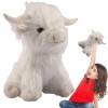 Umifica Peluche Vache Highland,Peluche Vache Highland en Peluche - Vache pour Le Salon, la Chambre, Le Bureau, Le Berceau, l