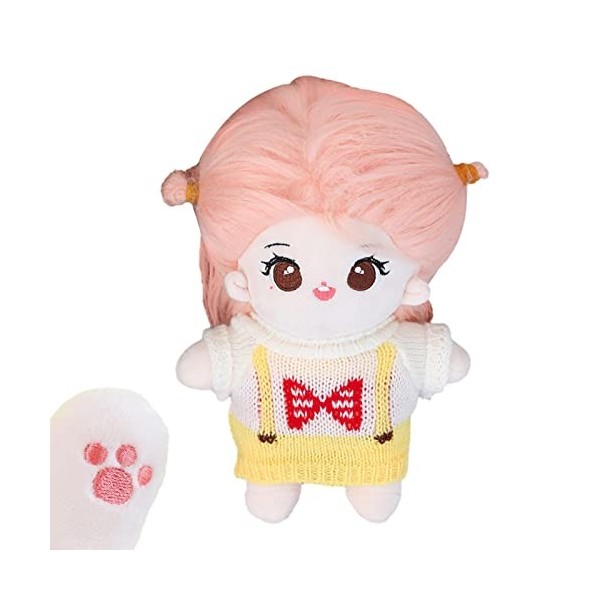 shenrongtong Princesse en Peluche,Jouer Rag Doll pour Les Tout-Petits - Fille Poupées Coton PP Doux, GranÉlasticité, Pas Défo