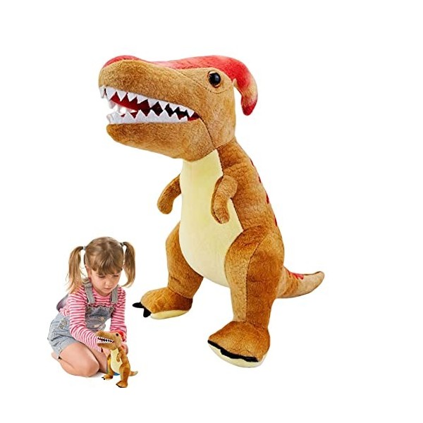 Mashin Dinosaure en Peluche,Peluche Dinosaure en Peluche pour garçons | Jouet en Peluche Dinosaure, Animal tyrannosaure en Pe