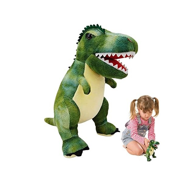 Mashin Dinosaure en Peluche,Peluche Dinosaure en Peluche pour garçons | Jouet en Peluche Dinosaure, Animal tyrannosaure en Pe