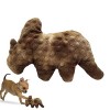 MISOYER Chiot Dino en Peluche,Pet Cat Dog Plushie Fournitures en Peluche | Jouets pour Chiens grinçants Doux, Accessoires pou