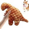 MISOYER Chiot Dino en Peluche,Pet Cat Dog Plushie Fournitures en Peluche | Jouets pour Chiens grinçants Doux, Accessoires pou