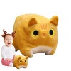 Rosixehird Peluche Chat en Peluche,Oreiller pour Forme carrée - Chat Mignon Animaux en Peluche Chat Peluche, Jouets en Peluch