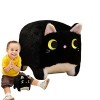 LOBOY Chat en Peluche Moelleux,Oreiller pour Forme carrée | Oreiller Chat en Peluche poupée en Peluche Douce, Oreiller en Pel