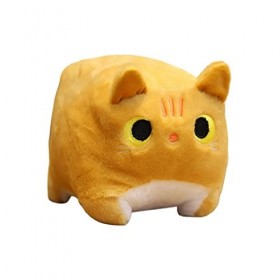 Kasmole Chat en Peluche,Jouet en Peluche Chat 3D | Oreiller en Peluche Doux Lavable Mignon, Jouet en Peluche Chat, Cadeaux po