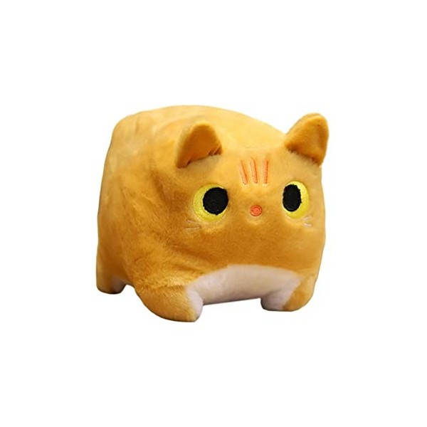 Kasmole Chat en Peluche,Jouet en Peluche Chat 3D | Oreiller en Peluche Doux Lavable Mignon, Jouet en Peluche Chat, Cadeaux po