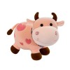 Hxiaen 1 pièce Vache Peluche Poupée Vache Peluche Animal Peluche Poupée Vache Peluche Cadeau danniversaire Décoration Peluch